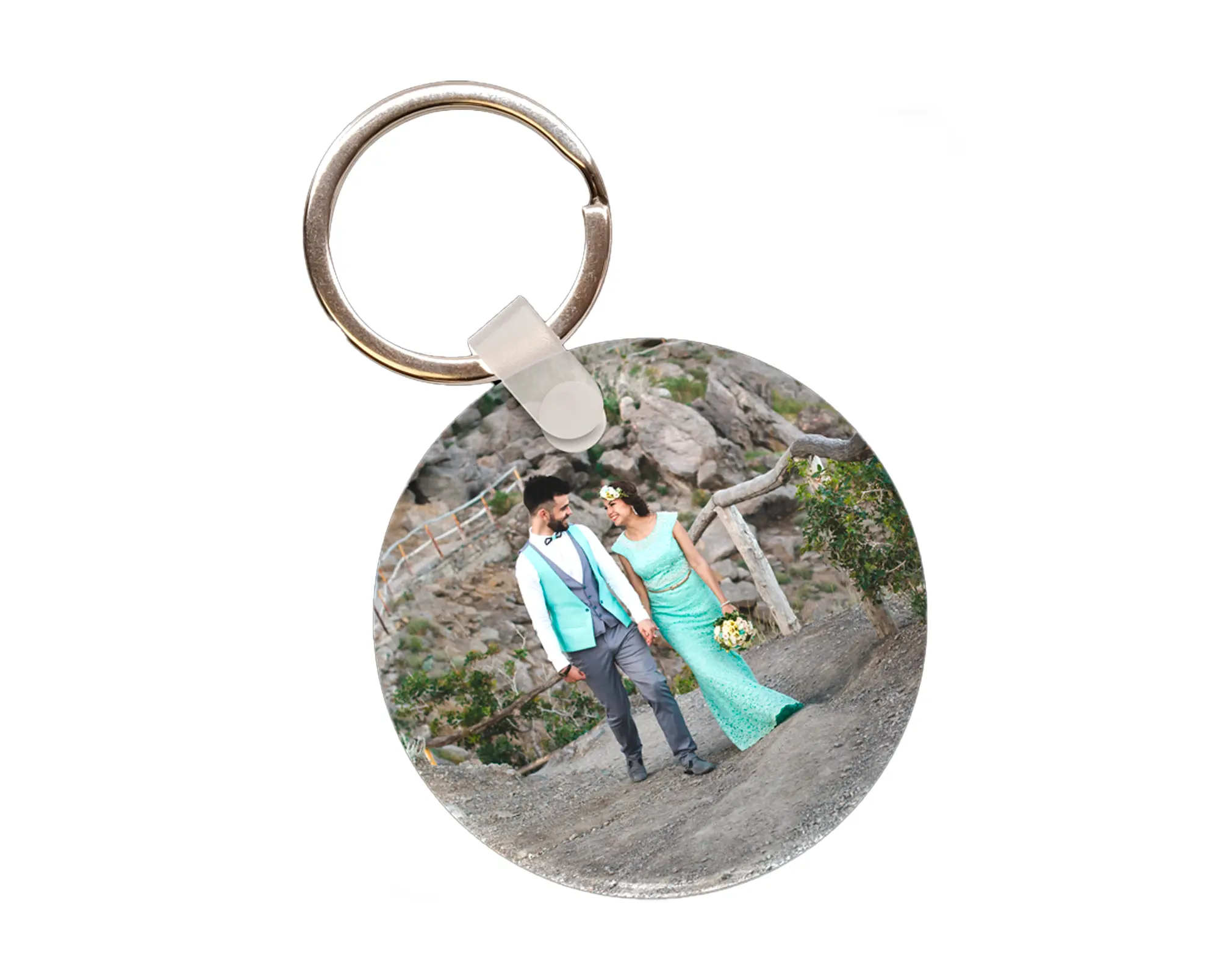 Round Acrylic Keyring